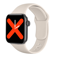 ساعة ذكية بسوار مطاطي