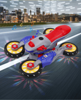 لعبة موتور الدوار يتحول لمركبة فضائية مع دوران و م...