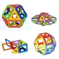 لعبة تركيب اشكال مغناطيسية بسيطة للاطفال ، 20 قطعة