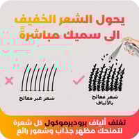 بخاخ تكثيف الشعر برو ديرماكول بني | إخفاء فراغات ا...