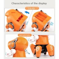 روبوت الأطفال التفاعلي مع جهاز تحكم عن بعد مع موسي...