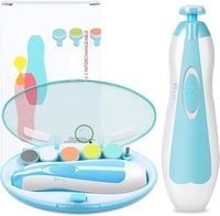 مبرد تقليم أظافر الأطفال وحديثي الولادة مع ضوء LED...