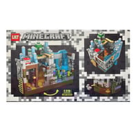 مجموعة البناء ماينكرفت 548 قطعة، تتضمن مصباح LED