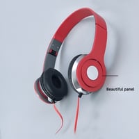 سماعات رأس سلكية برو ماكس مع ميكروفون | أسود/أحمر