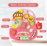 مشاية اطفال مع لوحة انشطة تعليمية مبكرة، 2 في 1 ,...