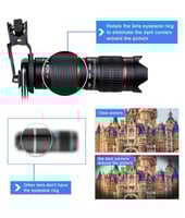 عدسة زووم تقريب حتى 20X للجميع أنواع الموبايلات مع...