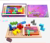 مكعبات الذكاء الخشبية: تحديات تانجرام وتيتريس التع...