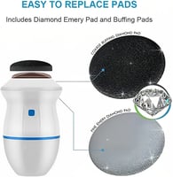 جهاز إزالة الجلد الجاف و المتشقق الصلب بالقدم سهل...