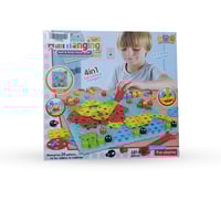 لعبة التصميم والبناء الابداعية للأطفال - 185 قطعة