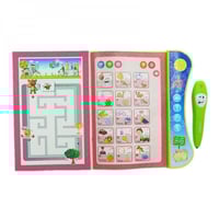 كتاب تعليمي إلكتروني للأطفال مع قلم قارئ لتعليم ال...