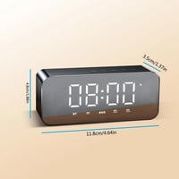 منبه مع مكبر صوت لاسلكي مع راديو Fm، بجانب السرير...