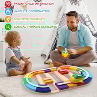 لعبة تصميم و تركيب مسار سباق السيارة ، 54 قطعة مع...