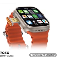 ساعة تيلزيل الذكية تي سي 5 جي بشريحة اتصال وشاشة 2...