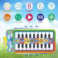 سجادة بيانو للأطفال قياس 80 * 50 سم مع 20 مفتاح بي...