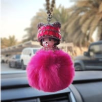 اكسسوارات مرآة السيارة, شخصيات كرتونية لطيفة بألوا...