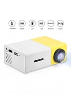 جهاز بروجيكتور بإضاءة LED مع جهاز تحكم عن بُعد أبي...