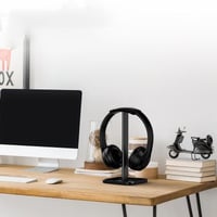 حامل سماعة راس للالعاب مع شريط دعم من الالومنيوم و...