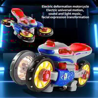 لعبة موتور الدوار يتحول لمركبة فضائية مع دوران و م...