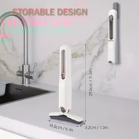 ممسحة تنظيف منزلية محمولة و سهلة الطي , إسفنجة ضغط...