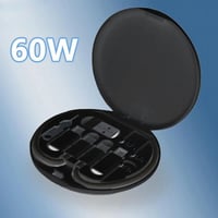 صندوق تخزيين كيبل ومحول USB، انواع متعددة للشحن، م...