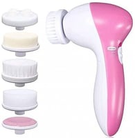 جهاز مساج وتنظيف للبشرة و الوجه مزود ب5 رؤوس مختلف...