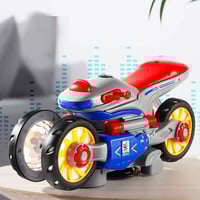 لعبة موتور الدوار يتحول لمركبة فضائية مع دوران و م...