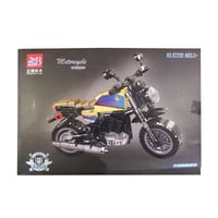 مجموعة مكعبات بناء الدراجات النارية