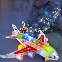 لعبة الطائرة الشفافة دوران 360 درجة أصوات تغاعلية...
