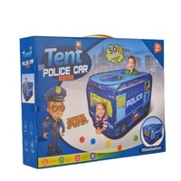 خيمة و مساحة لعب أطفال على شكل سيارة شرطة قابة لطي...