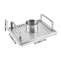 مثبت لشواء الدجاجة بالبيرة او العصير مع قاعدة