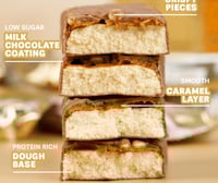 سناك بروتين بار جرينيد كرانشي كراميل!,(21ج بروتين!...