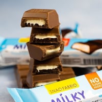 6حبات!،بديل الكندر الصحي!-سناك ميلكي!,(شوكولاتة با...