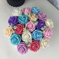 باقة ورد وسط