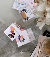 كرت العيدية (٤ حبات) أزرق