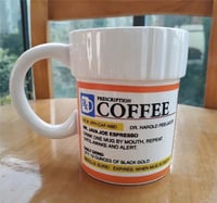 Caffeine prescription mug