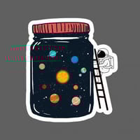 ملصق - Galaxy Jar
