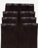 كلبسات مخفي ناعم /ويفي/ كيرلي/ درجة 2# بني