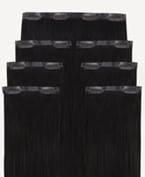 كلبسات مخفي ناعم /ويفي/ كيرلي/ درجة 1B# اسود طبيعي