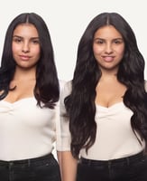 كلبسات مخفي ناعم /ويفي/ كيرلي/ درجة 1B# اسود طبيعي