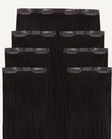 كلبسات مخفي ناعم /ويفي/ كيرلي/ درجة 1C# بني داكن