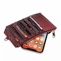 حامل جوال و كروت | أخضر غامق