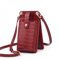 حامل جوال و كروت | أحمر