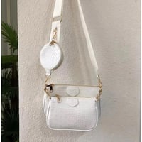 تريو 3 شنط | أبيض