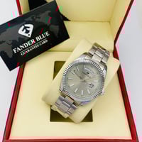 ساعة ماركة فندربلو رجالي استيل تاريخ و يوم