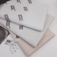 4 قطع قماش مونت بلانك صيفي (سماوي فاتح لايت سلفر ك...