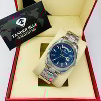 ساعة ماركة فندربلو رجالي استيل تاريخ و يوم