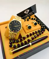 طقم ساعة وقلم وكبك ماركة فاندر بلو