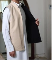 سديري دبل فيس لون اسود - بيج