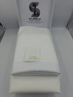 قماش ياناني أصلي اس ون S1 - كريمي 4 قطع و الخامس م...