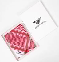 شماغ جورجيو ارماني شبابي احمر غامق 2025 اخر اصدار